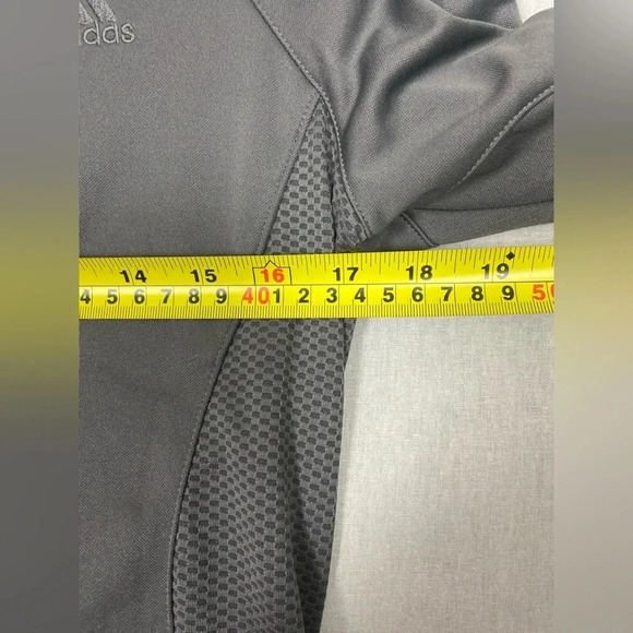 Adidas  running full zip hoodie jacket Sz M - Picture 9 of 9